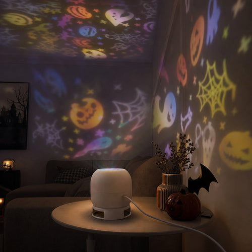 USB plug-in charging Christmas atmosphere projection lamp,