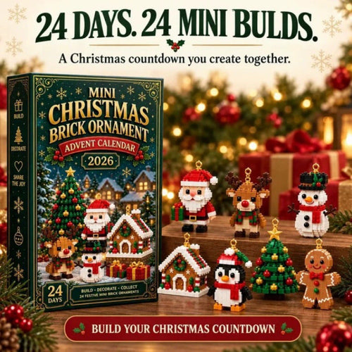 24Day Mini Christmas BrickOrnament Advent Calendar