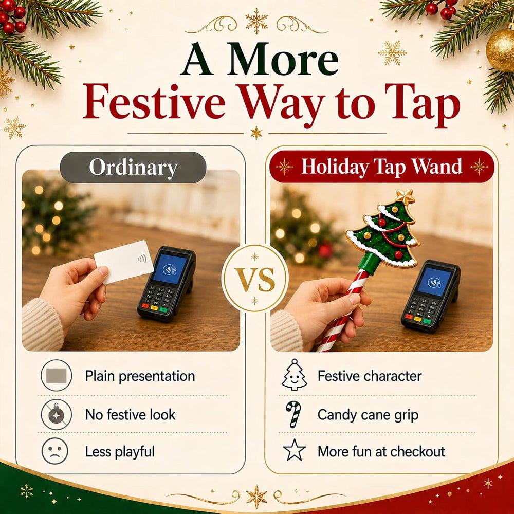 Christmas Tap-to-Pay Wand